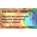 Kardamom ohne Schale ganz 100g Räucherwerk  (Elettaria cardamomum)