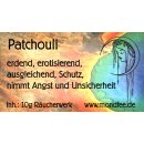 Patschuli - Räucherwerk 10g  (Pogestemon cablin) aus...
