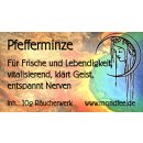 Pfefferminze 100g Räucherwerk  (Mentha piperita)