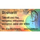 Rosmarin - Räucherwerk 20g  (Rosmarinus officinalis)...