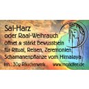 Sal Harz - Räucherwerk 30g (Shores robusta) Raal-Weihrauch