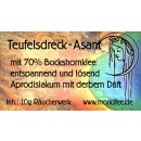 Asant, Teufelsdreck - 10g Räucherwerk (30% Ferula assafoetida)