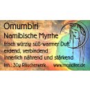 Myrrhe Omumbiri aus Namibia 30g Räucherwerk (Commiphora wildii)